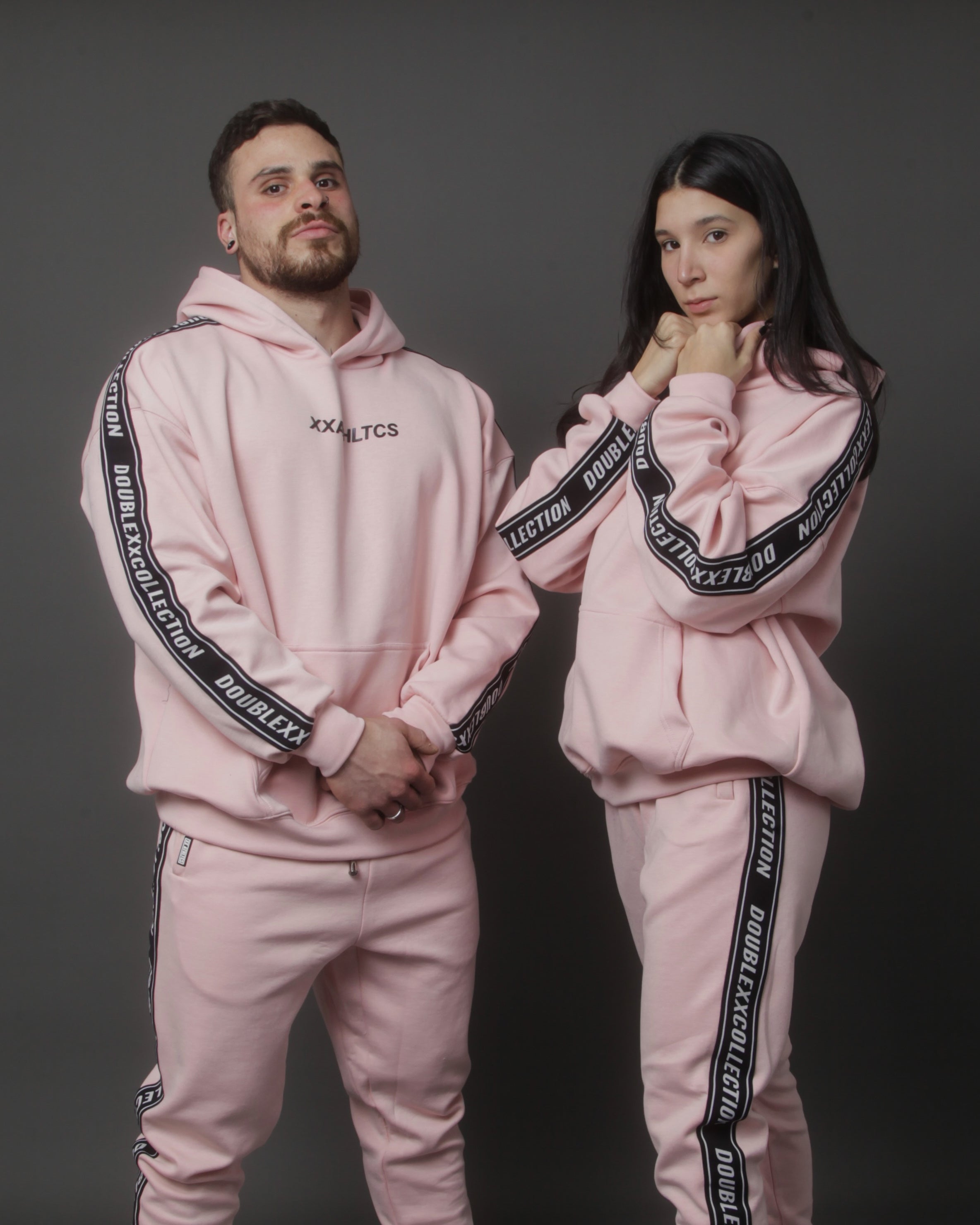 XXATHLTCS Oversized Fit Hoodie - Pink
