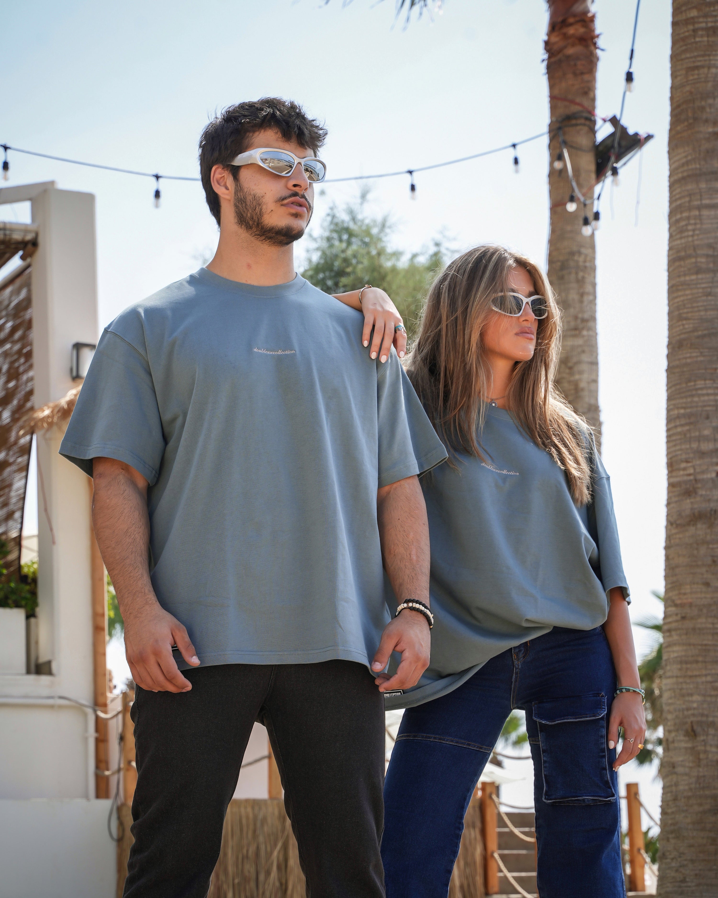 XX Premium Tees - Sage Blue