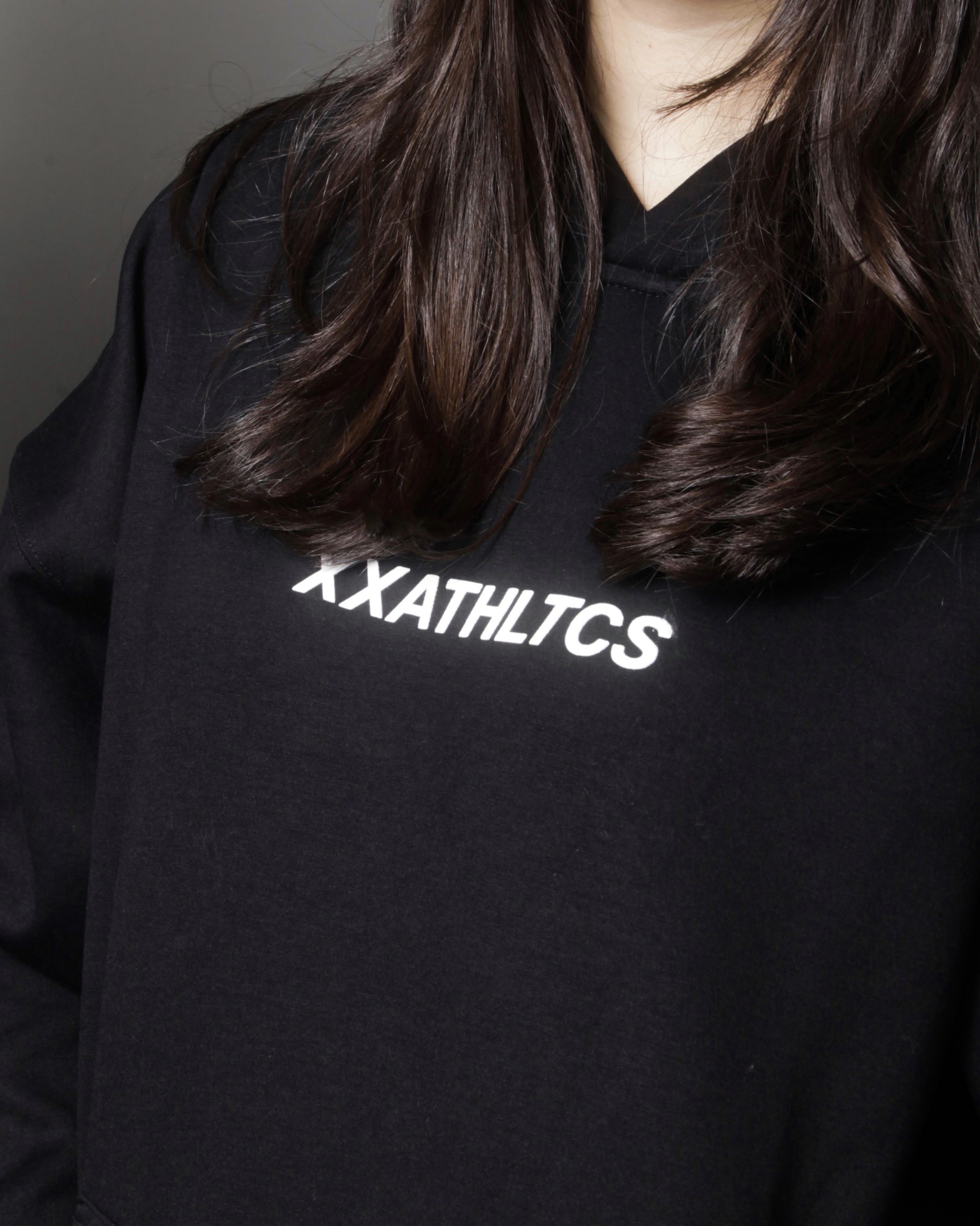 XXATHLTCS Oversized Fit Hoodie - Black