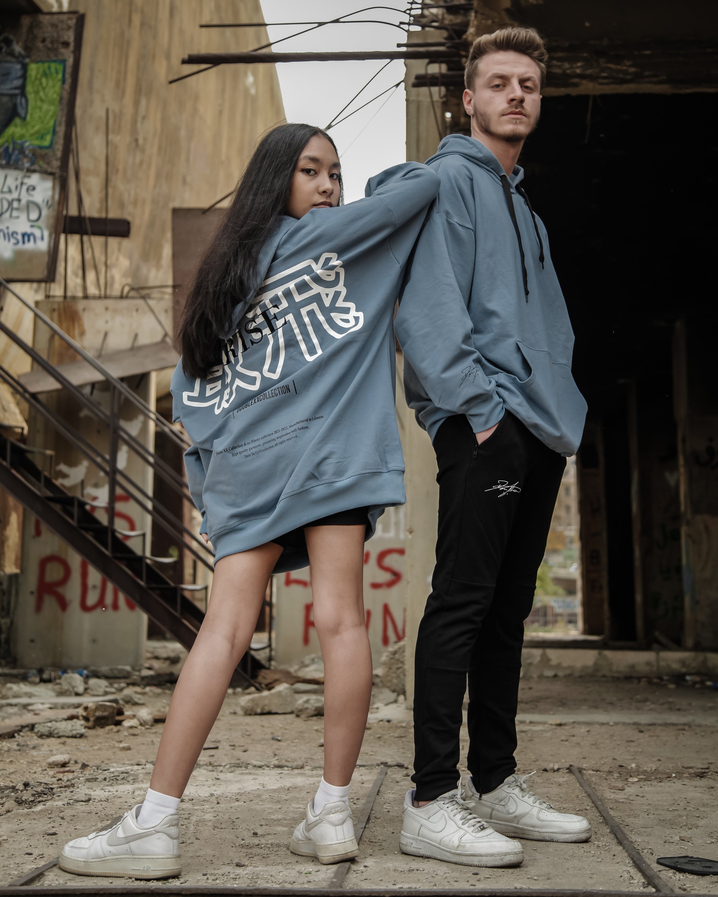 RISE Hoodie - Ocean Blue