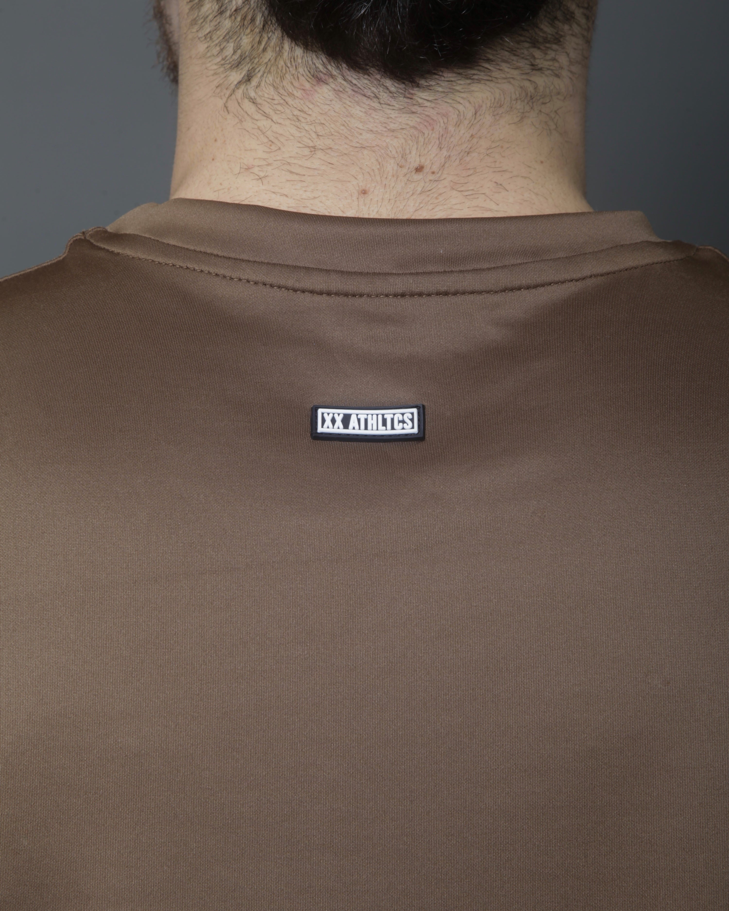 XXATHLTCS Oversized Fit Tee - Brown