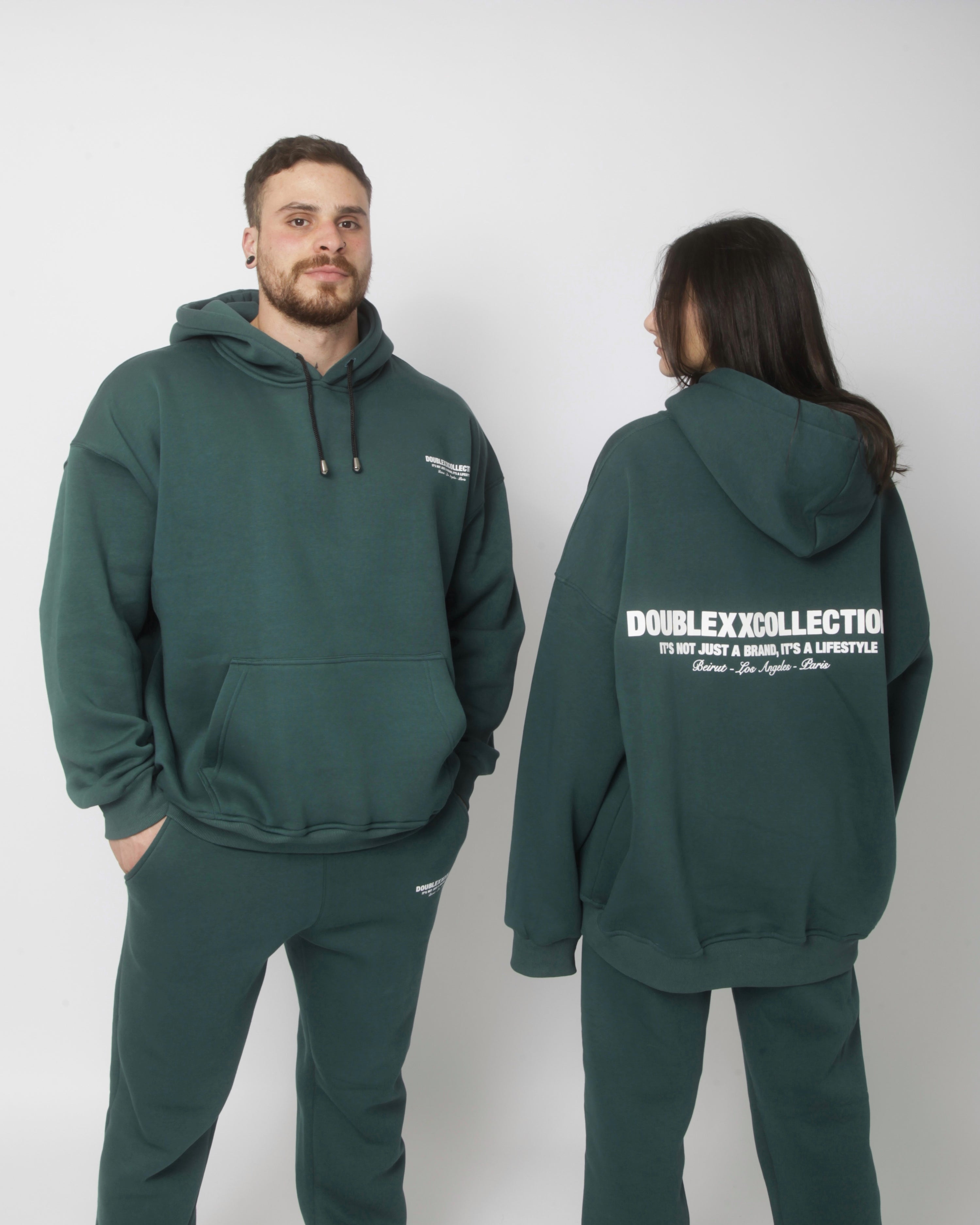 Classic Hoodie - Dark Teal Green