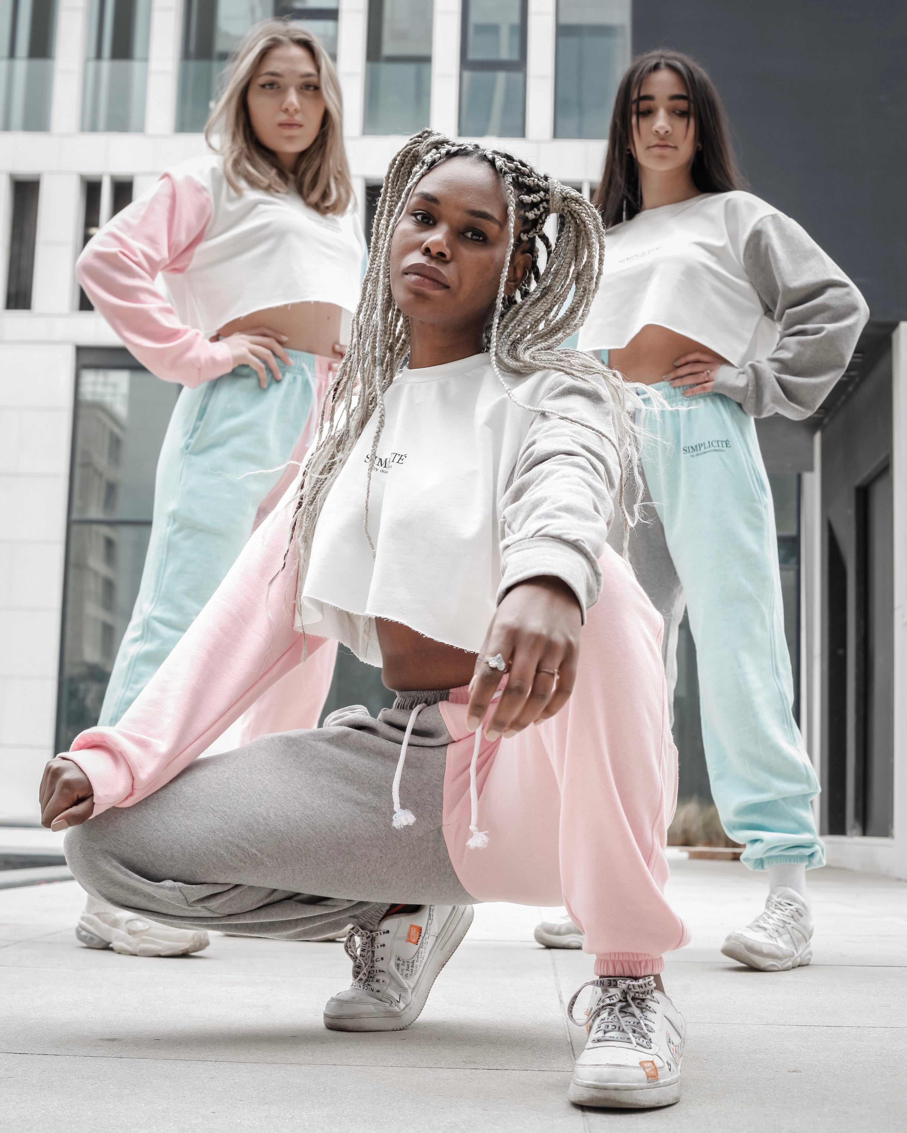 Simplicité Set - Pink & Grey