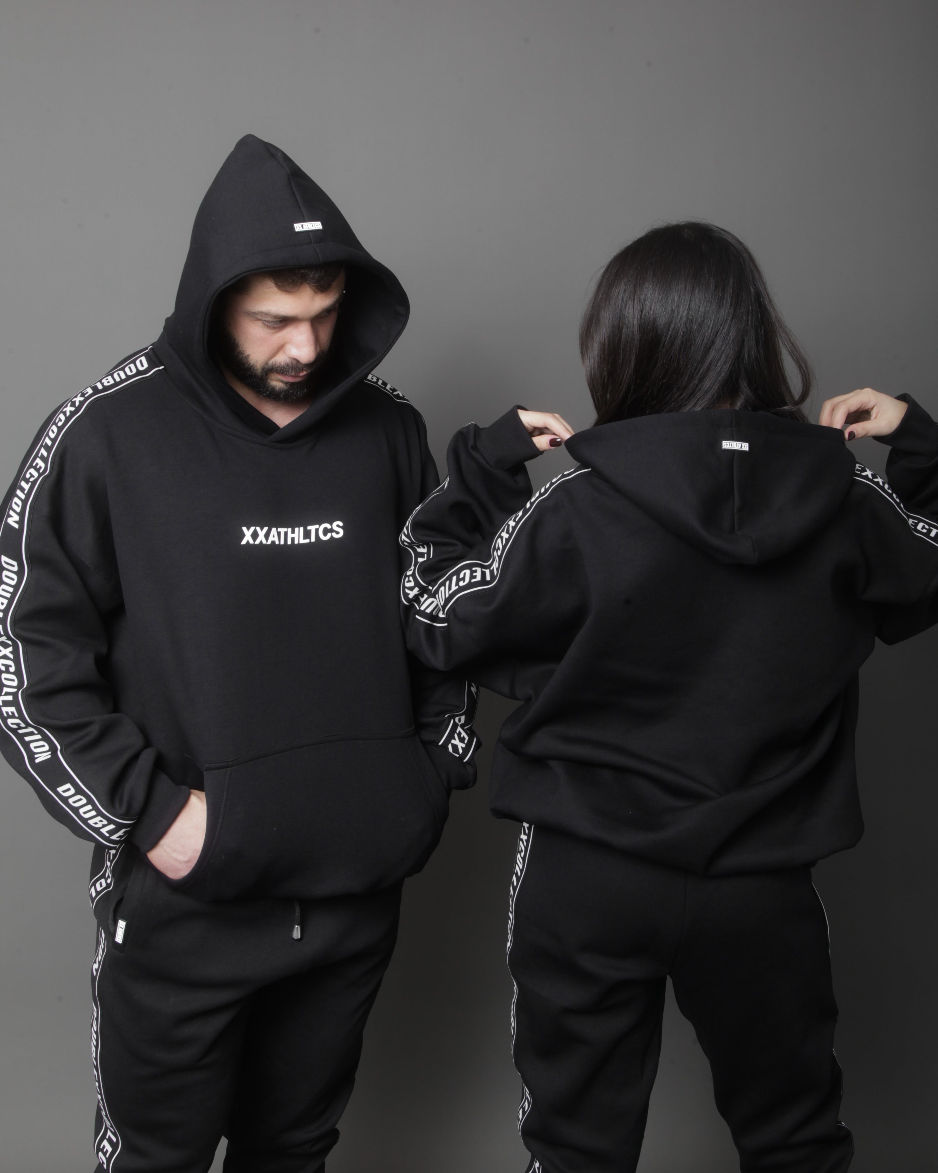 XXATHLTCS Oversized Fit Hoodie - Black