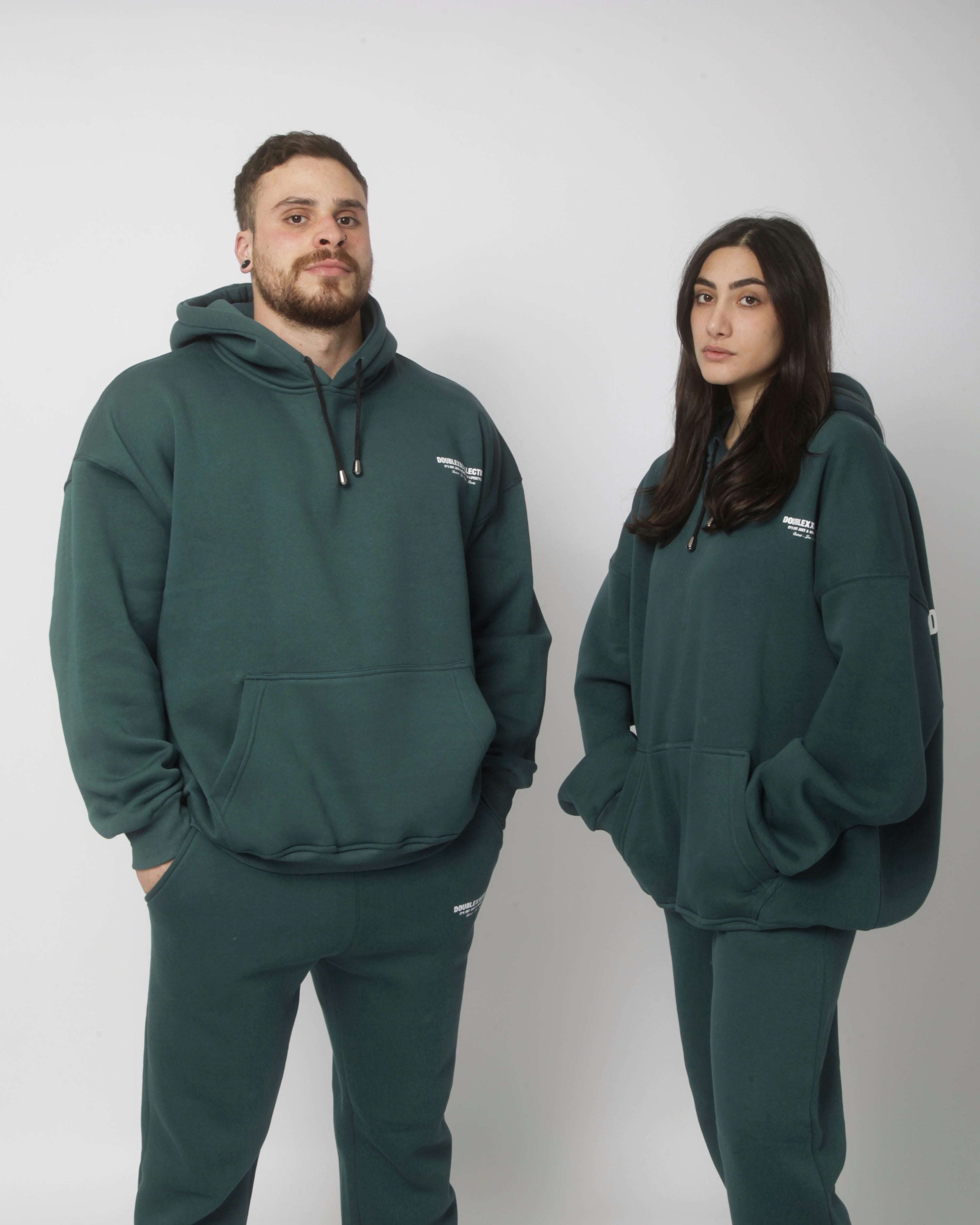 Classic Hoodie - Dark Teal Green