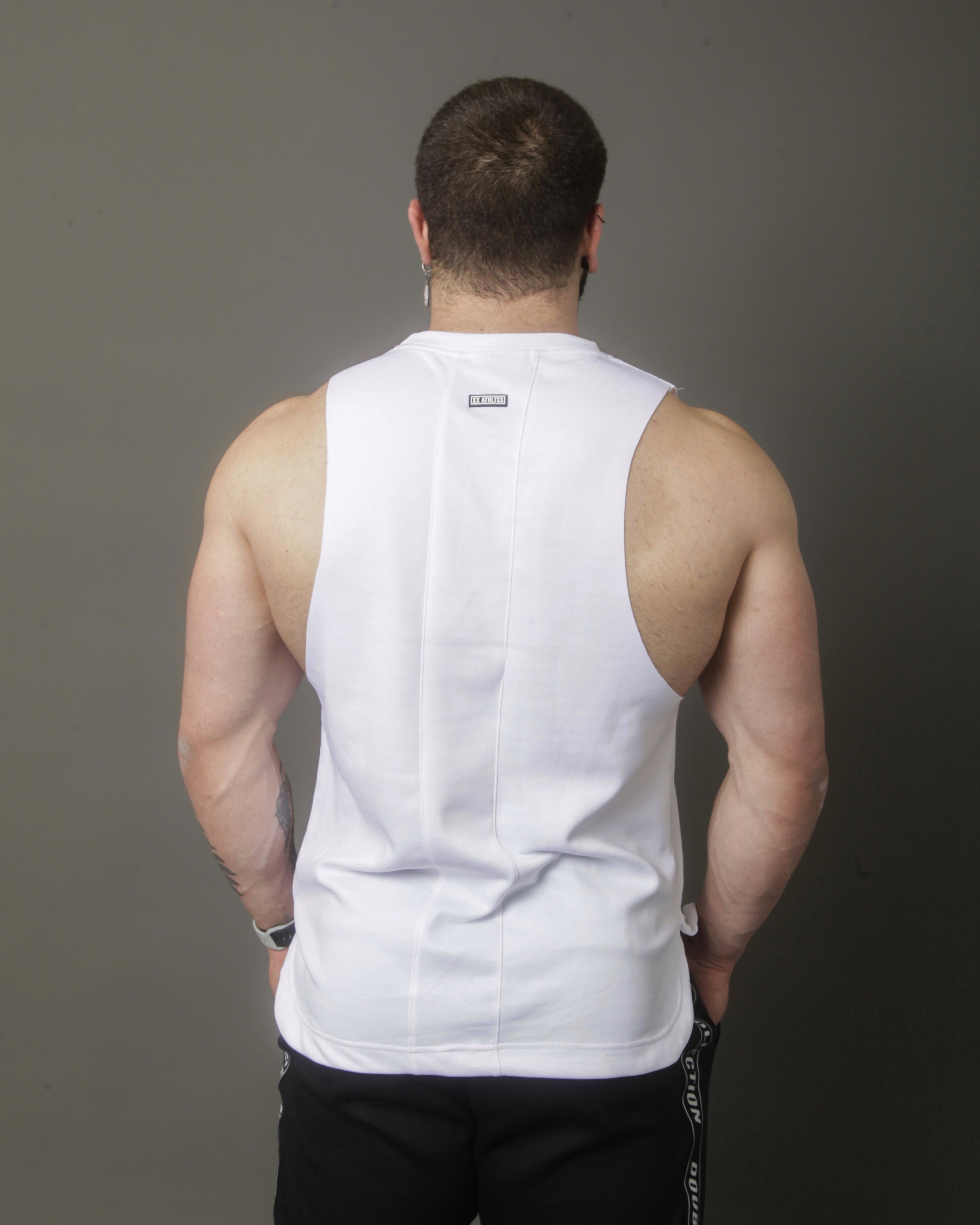 XXATHLTCS Oversized Fit Tank Top - White