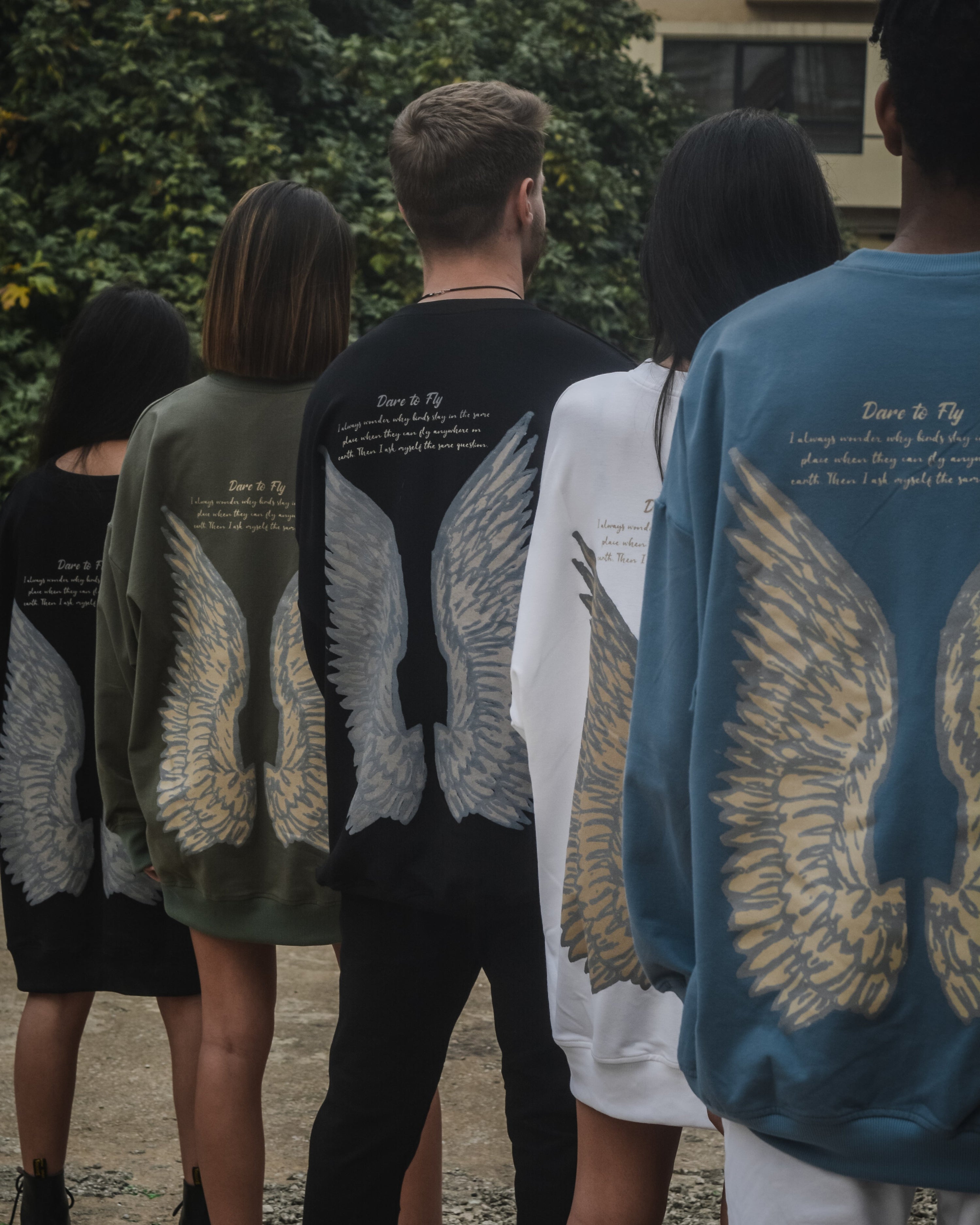 Fallen Angel Sweatshirt - Olive Green