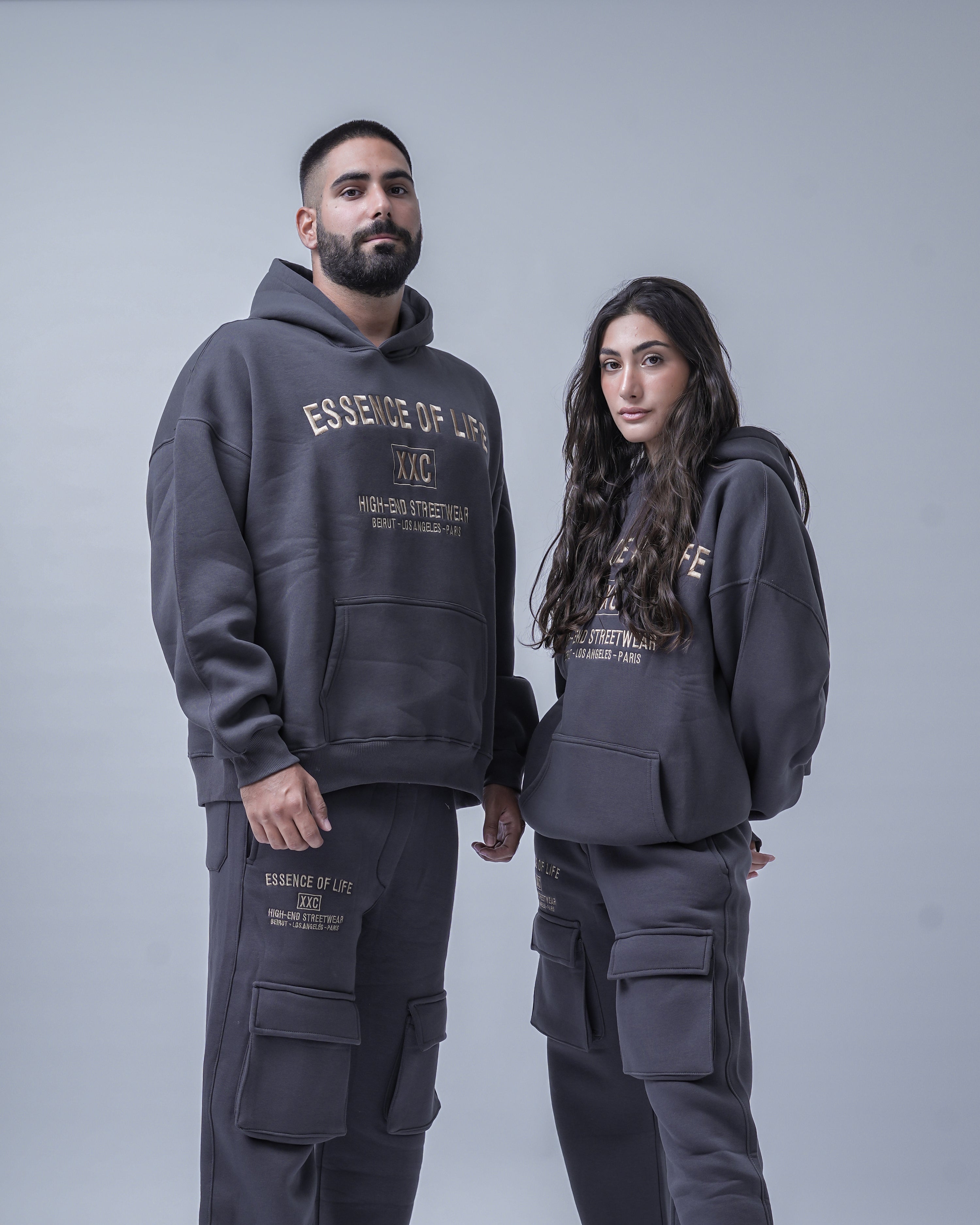 Essence of Life Hoodie - Dark Grey