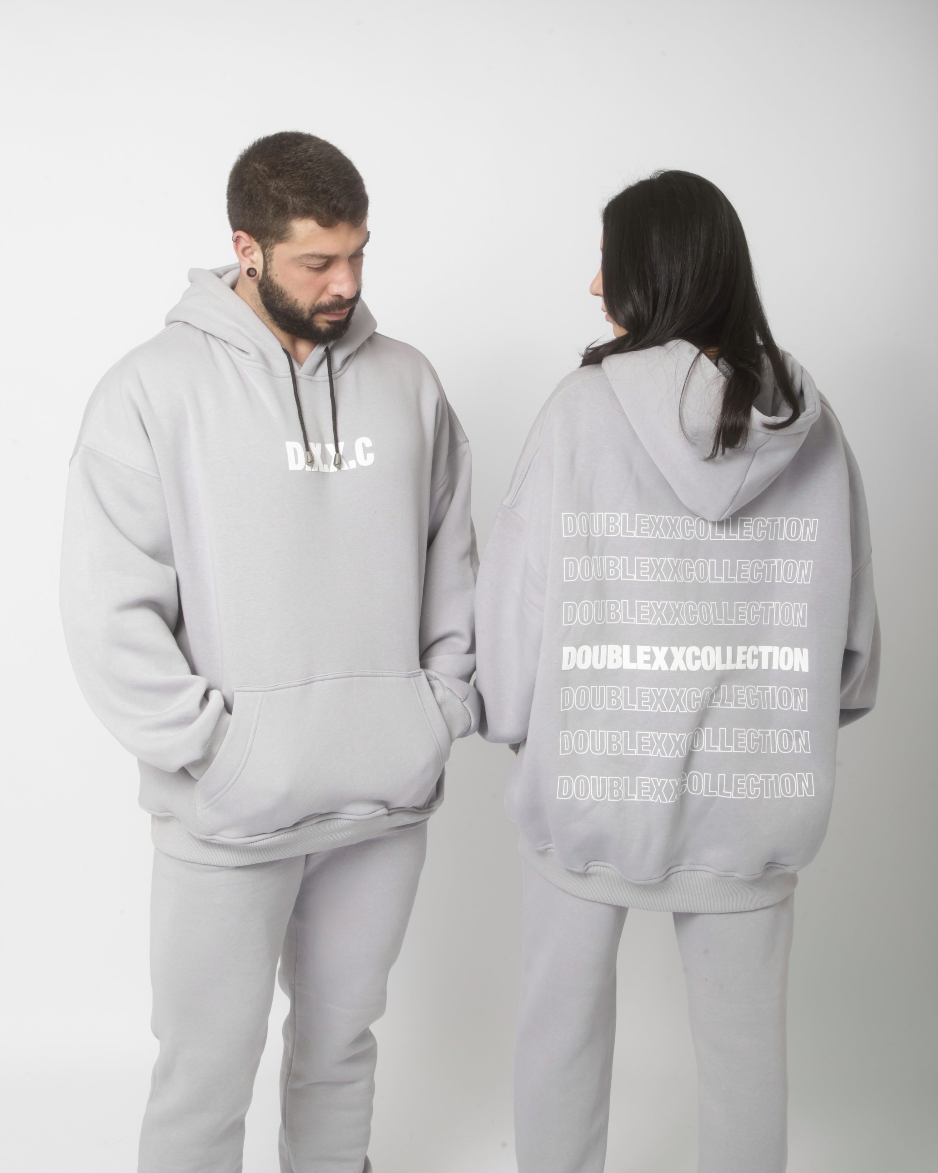 DXXC Hoodie - Silver Grey