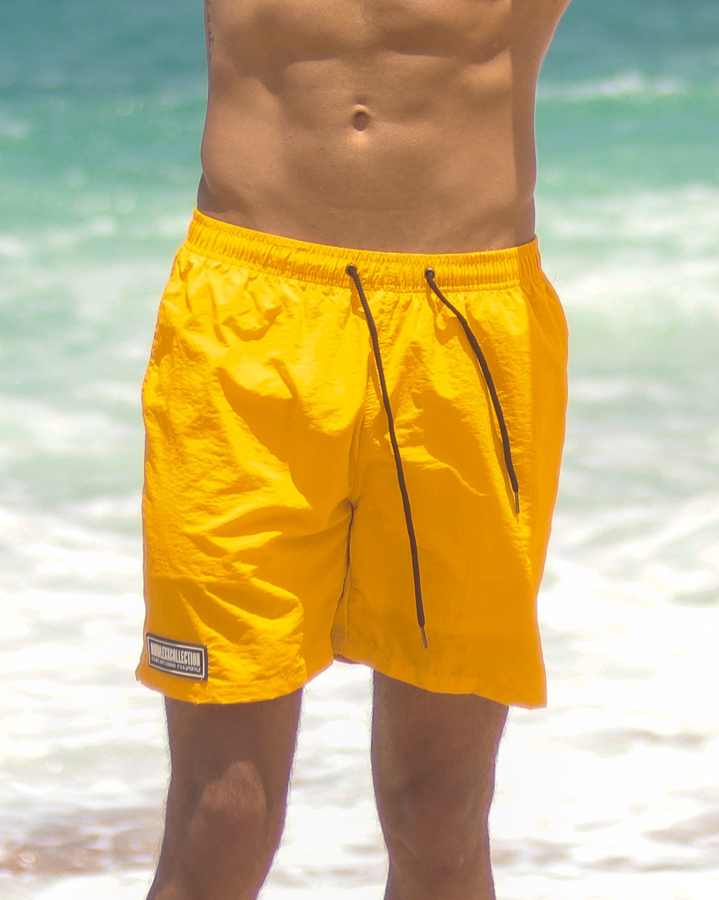 Men Swimshorts Yellow