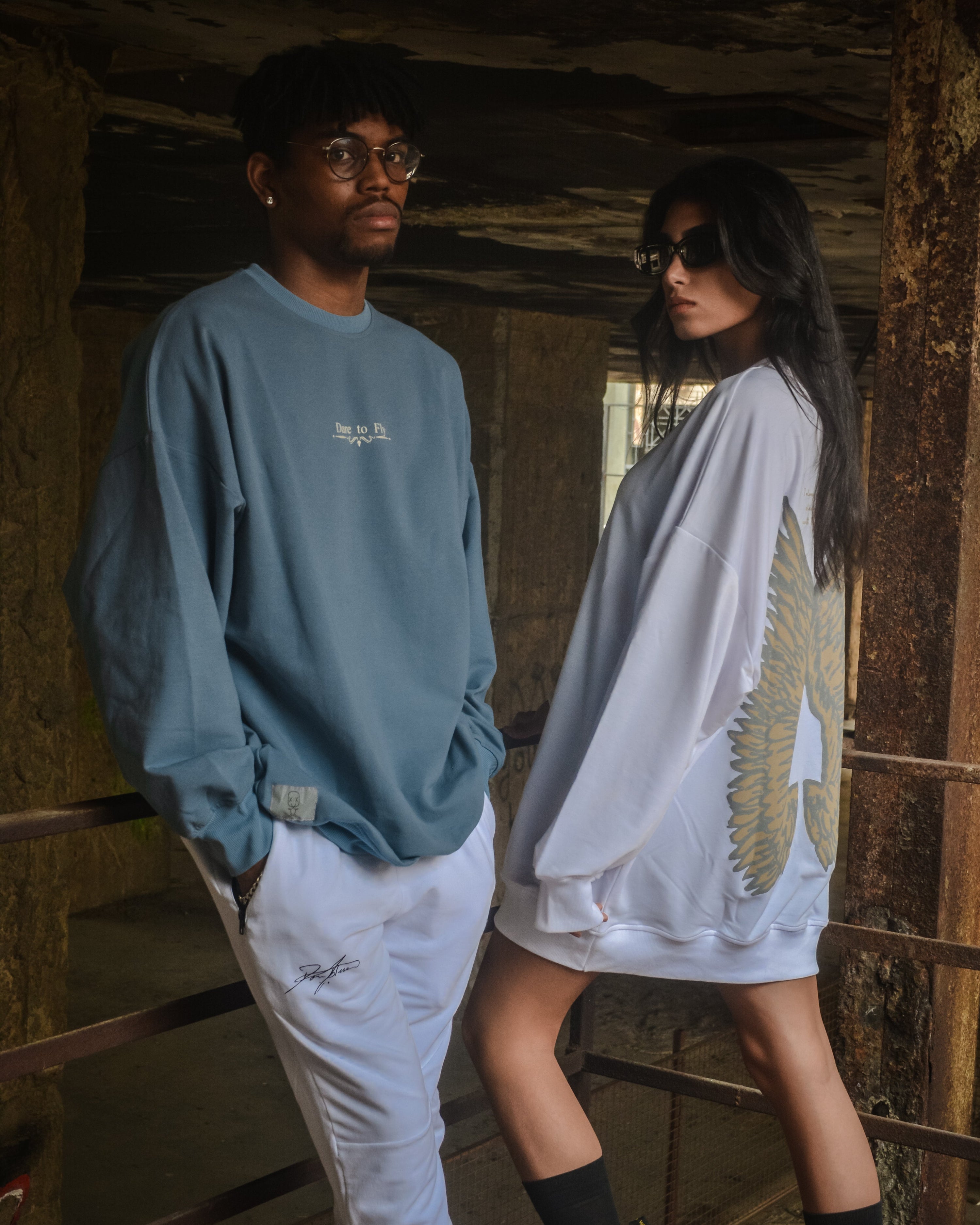 Fallen Angel Sweatshirt - White
