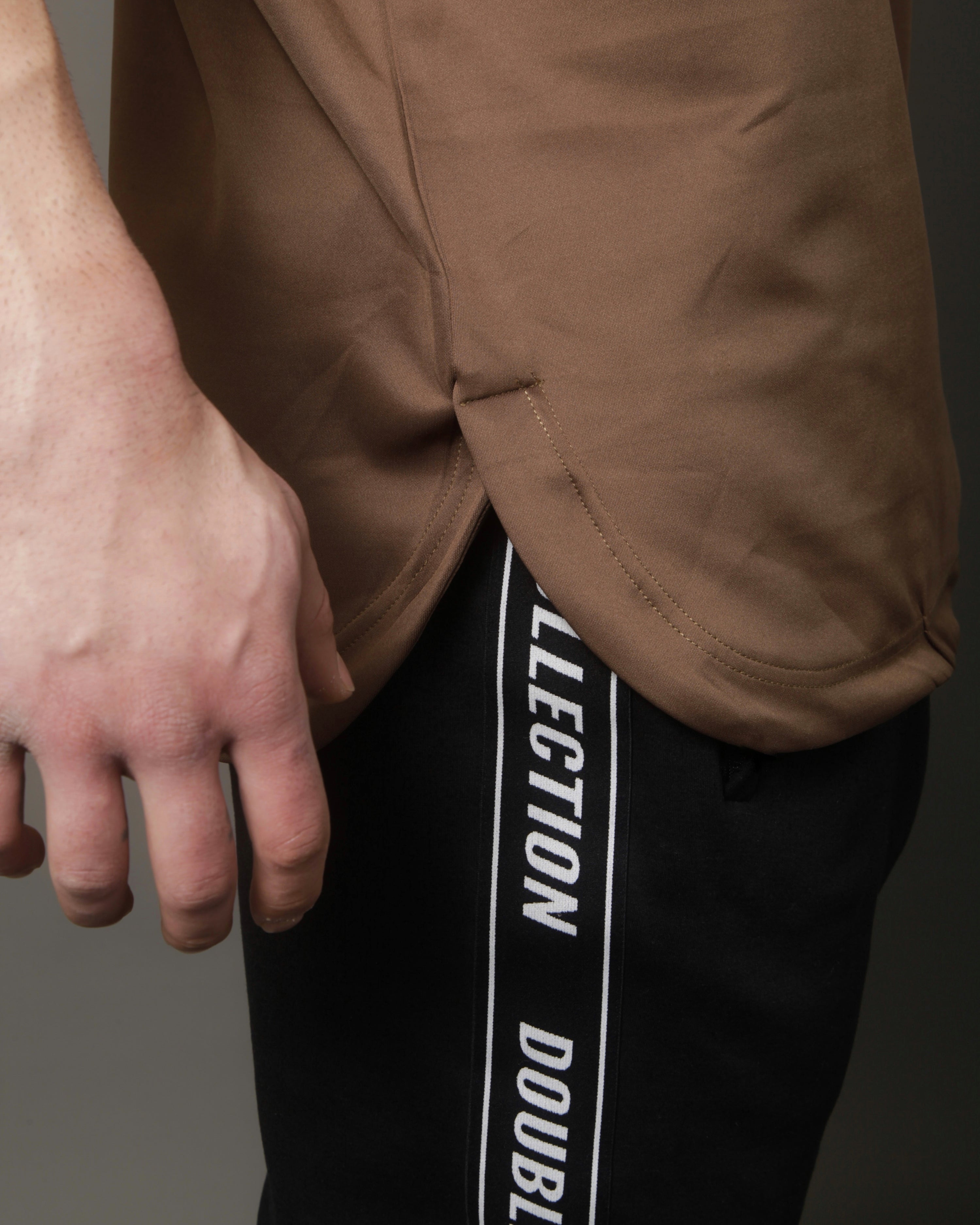 XXATHLTCS Oversized Fit Tank Top - Brown