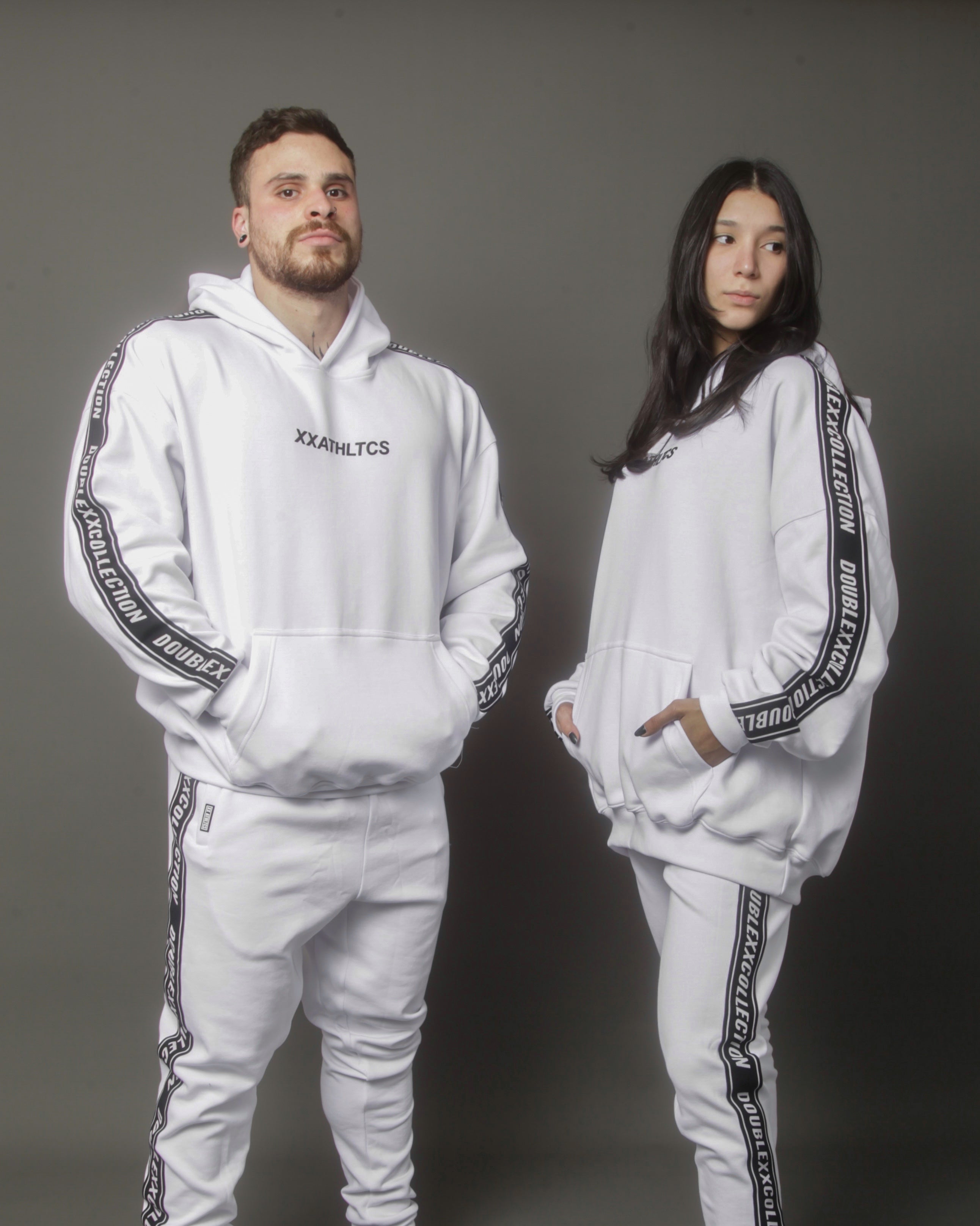 XXATHLTCS Oversized Fit Hoodie - White