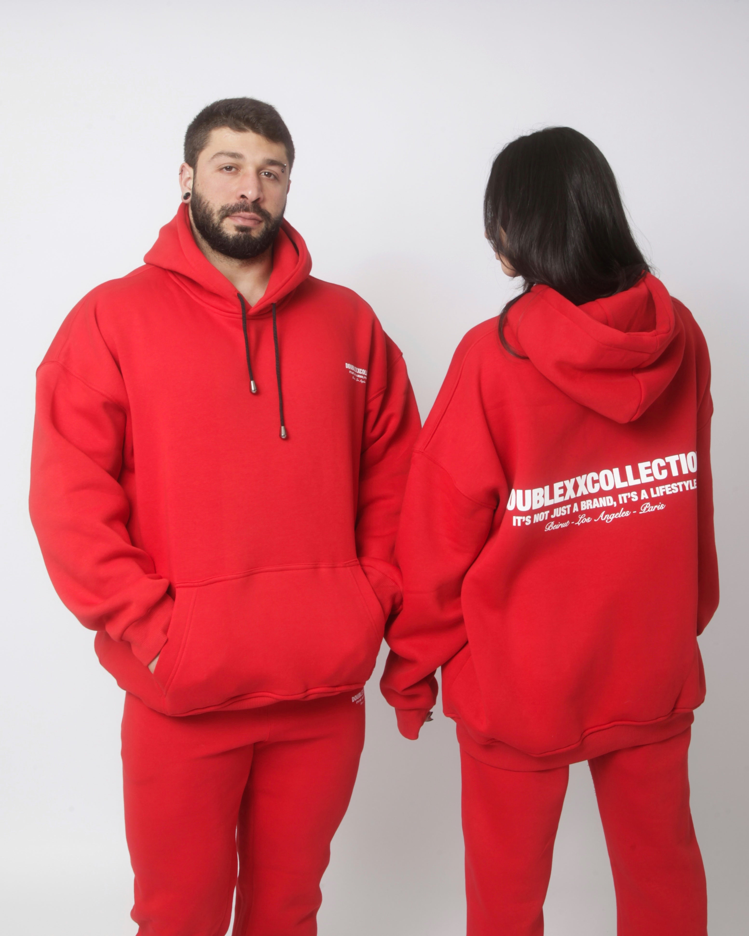 Classic Hoodie - Red – Double XX Collection