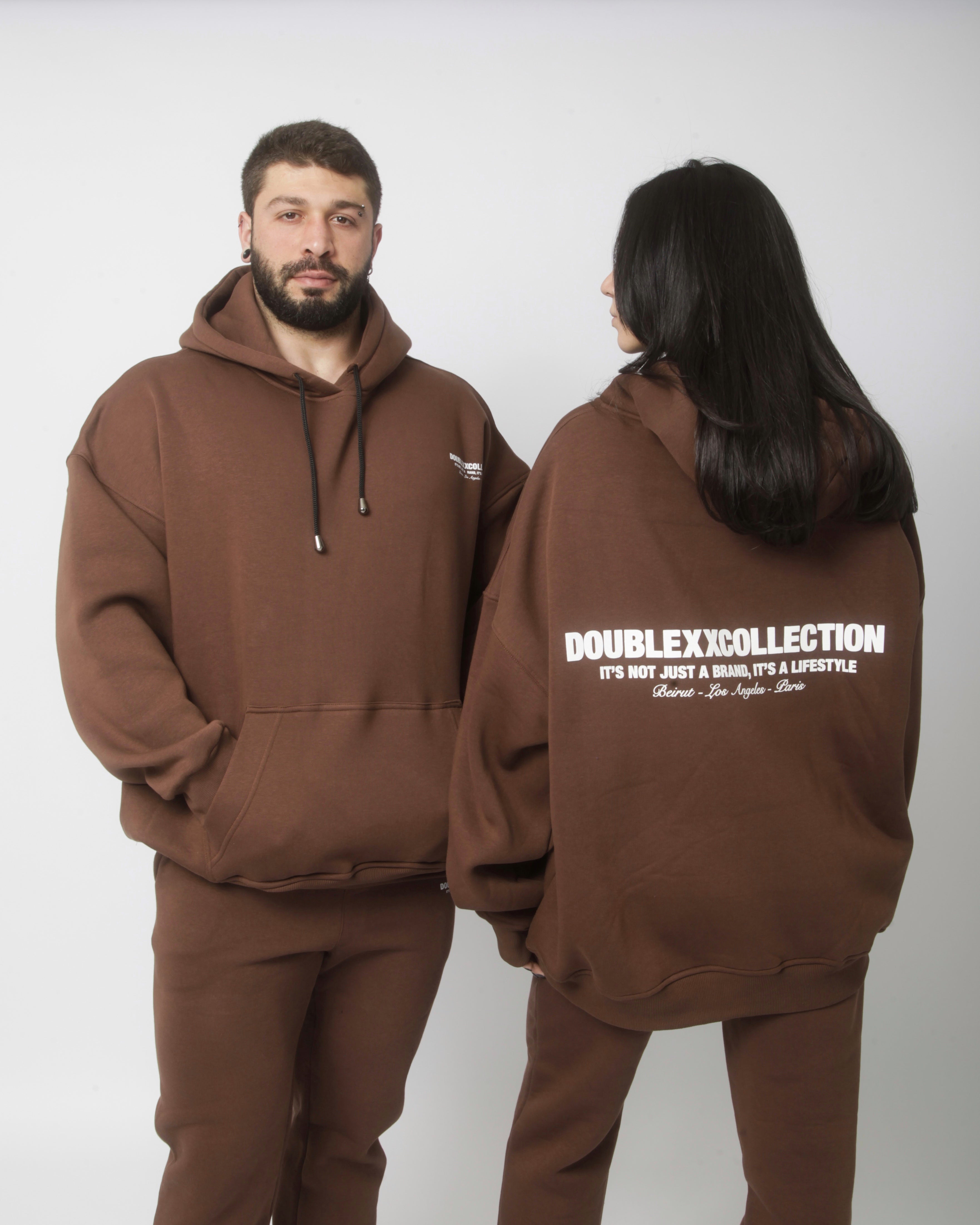 Classic Hoodie - Brown – Double XX Collection