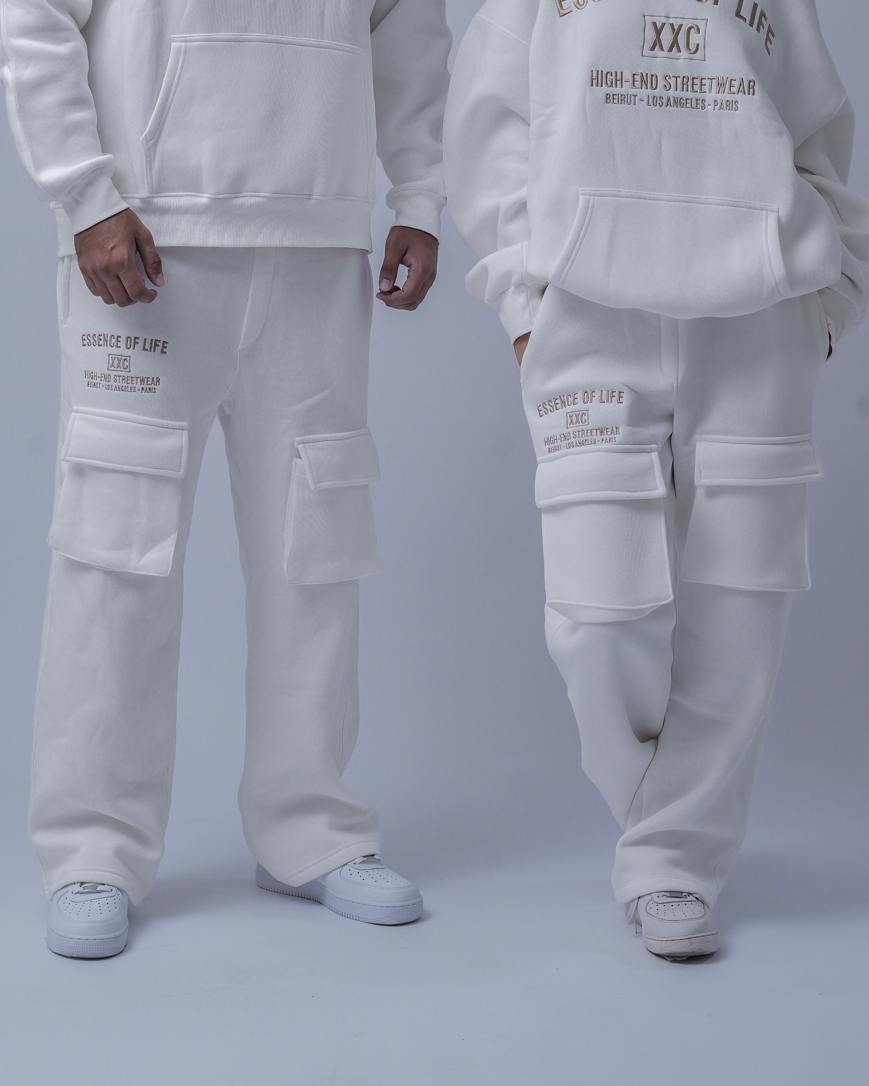 Essence of Life Sweatpants - Creamy White